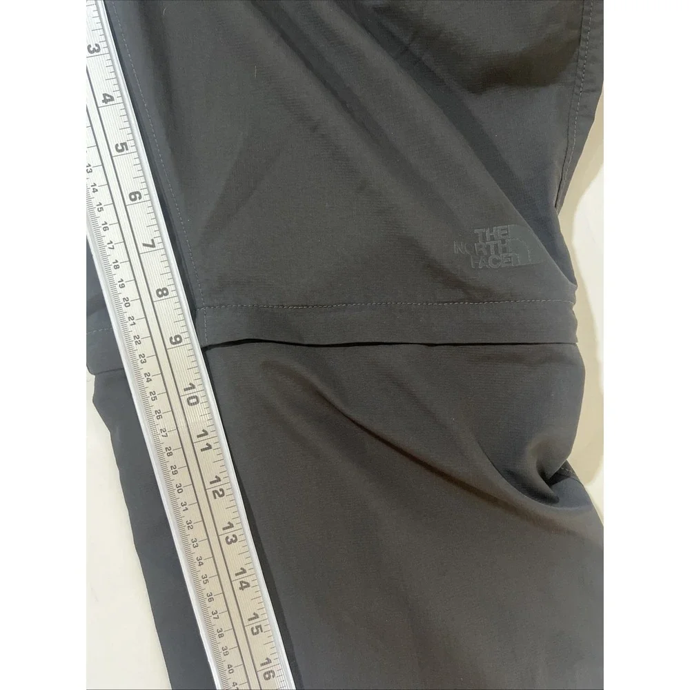 The North Face Pants Mens 36 Gray Convertible Hiking‎ Outdoors Nylon Ripstop